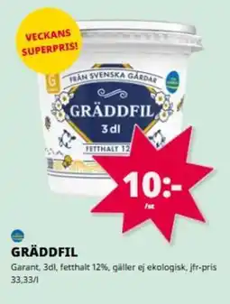 Tempo Garant Gräddfil erbjuda