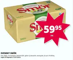 Tempo Arla Svenskt smör erbjuda