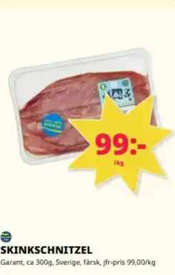 Tempo Garant Skinkschnitzel erbjuda