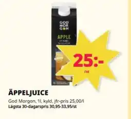 Tempo GOD MORGON Äppeljuice erbjuda