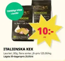 Tempo Italienska kex erbjuda