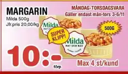 Nya Pulsen Milda Margarin erbjuda