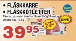 Nya Pulsen Scan Fläskkarre • Fläskkotletter erbjuda