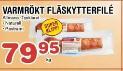 Nya Pulsen Allmans Varmrökt fläskytterfilé erbjuda