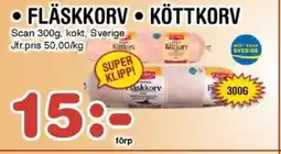 Nya Pulsen Scan Fläskkorv • Köttkorv erbjuda