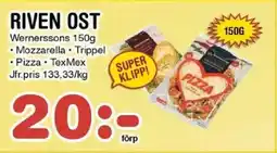 Nya Pulsen Wernerssons Riven ost erbjuda