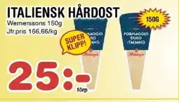 Nya Pulsen Wernerssons Italiensk hårdost erbjuda