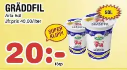 Nya Pulsen Arla Gräddfil erbjuda