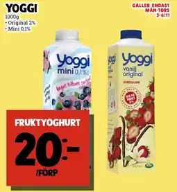 MatArket Yoggi erbjuda