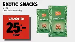 MatArket Exotic snacks erbjuda