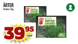 MatArket FINDUS Ärter erbjuda