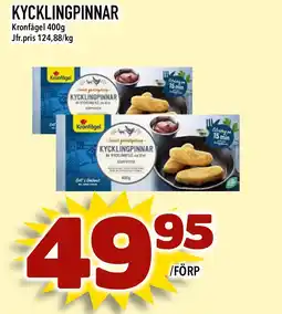 MatArket KRONFÅGEL Kycklingpinnar erbjuda