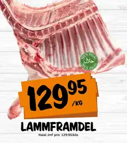 Bazaar Food market Lammframdel erbjuda