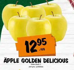 Bazaar Food market Äpple golden delicious erbjuda