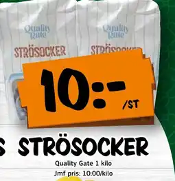 Bazaar Food market QUALITY GATE Strösocker erbjuda