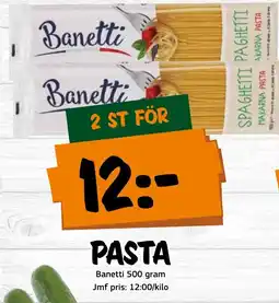 Bazaar Food market BANETTI Pasta erbjuda