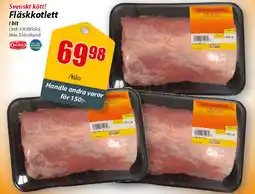 Extra Mjällby Stormarknad Fläskkotlett erbjuda