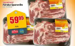 Extra Mjällby Stormarknad Färska spareribs erbjuda