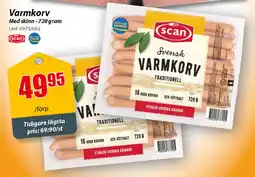 Extra Mjällby Stormarknad Varmkorv erbjuda