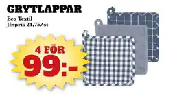 Bonum Matmarknad Grytlappar erbjuda