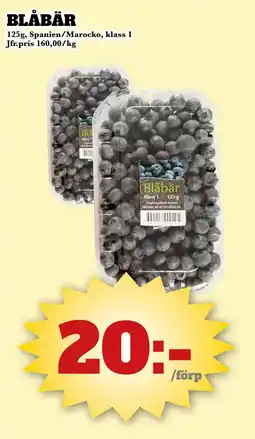 Bonum Matmarknad Blåbär erbjuda