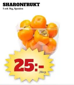 Bonum Matmarknad Sharonfrukt erbjuda