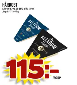 Bonum Matmarknad ALLERUM Hårdost erbjuda