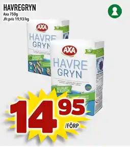 Bonum Matmarknad AXA Havregryn erbjuda