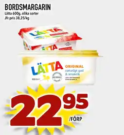 Bonum Matmarknad LÄTTA Bordsmargarin erbjuda