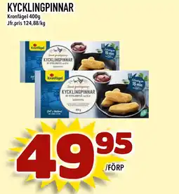 Bonum Matmarknad KRONFÅGEL Kycklingpinnar erbjuda