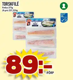 Bonum Matmarknad FINDUS Torskfilé erbjuda