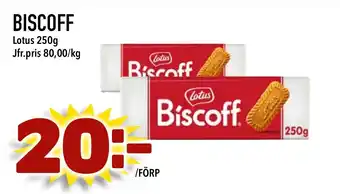 Bonum Matmarknad LOTUS Biscoff erbjuda