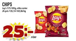 Bonum Matmarknad LAY'S Chips erbjuda