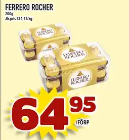 Bonum Matmarknad Ferrero rocher erbjuda