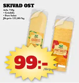 Bonum Matmarknad ARLA Skivad ost erbjuda