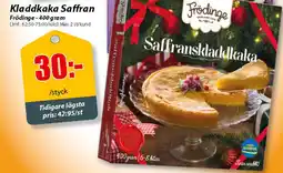 Extra Mjällby Stormarknad FRÖDINGE Kladdkaka saffran erbjuda