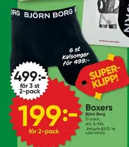 DollarStore BJÖRN BORG Boxers erbjuda