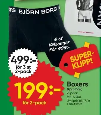 DollarStore BJÖRN BORG Boxers erbjuda