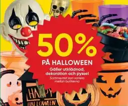 DollarStore På halloween erbjuda