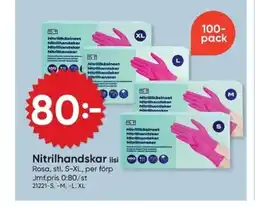 DollarStore IISI Nitrilhandskar erbjuda
