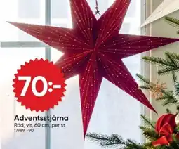 DollarStore Adventsstjärna erbjuda