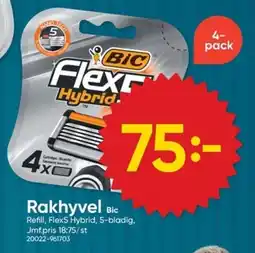 DollarStore BIC Rakhyvel erbjuda