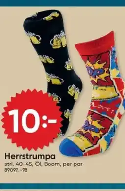 DollarStore Herrstrumpa erbjuda