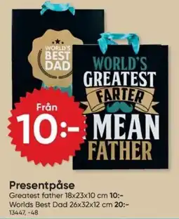 DollarStore Presentpåse erbjuda