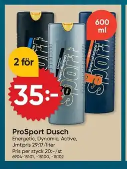 DollarStore Prosport dusch erbjuda