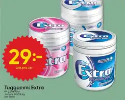 DollarStore Tuggummi extra erbjuda