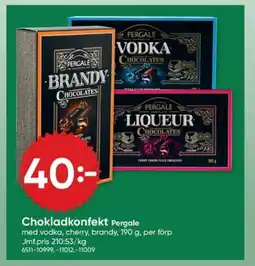 DollarStore PERGALE Chokladkonfekt erbjuda