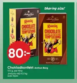 DollarStore ANTHON BERG Chokladkonfekt erbjuda