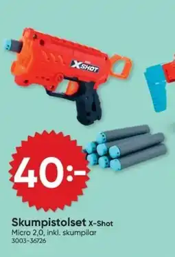 DollarStore X-SHOT Skumpistolset erbjuda