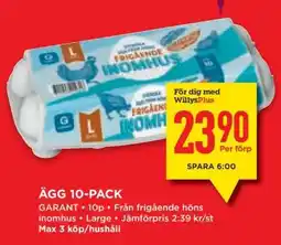 Willys Ägg 10-pack erbjuda